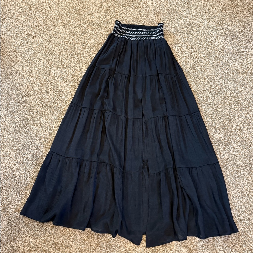 NWT Francesca’s Mi Ami Black Maxi Skirt - Picture 4 of 10
